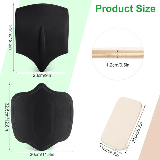 4pcs Lipo Foam ab Board Abdominal Board Kit for Waist Back Abdomen Shaping Board Post Surgery Liposuction Kit BBLPillowShop