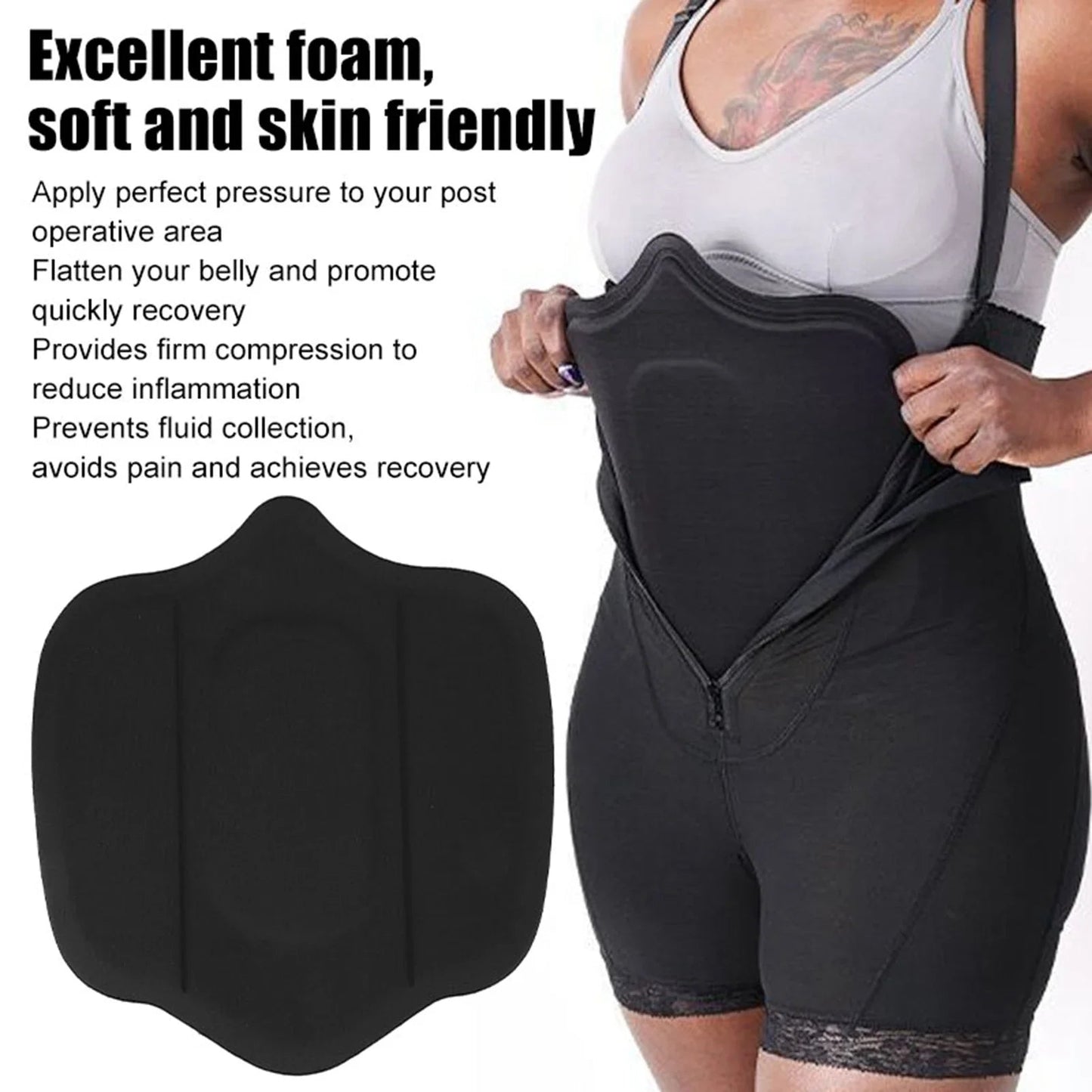 Abdominal Liposuction Foam Pad Flatten Belly Prevent Wrinkles Abdominal Compression Board D BBLPillowShop
