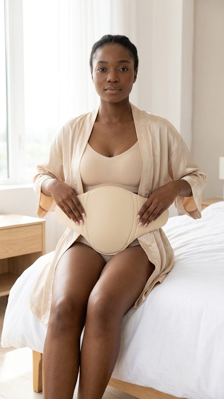 Abdominal Lipo Foam Board & Faja | Post Surgery Belly Flattening Compression Board for Liposuction, BBL, Tummy Tuck & Postpartum Recovery