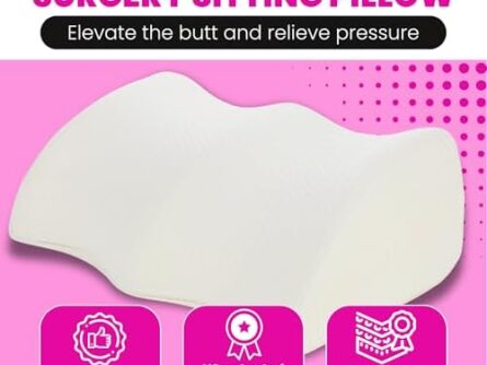 BBL Pillow Back Support Cushion | Lumbar Backrest for Post-Surgery Comfort - Image 4
