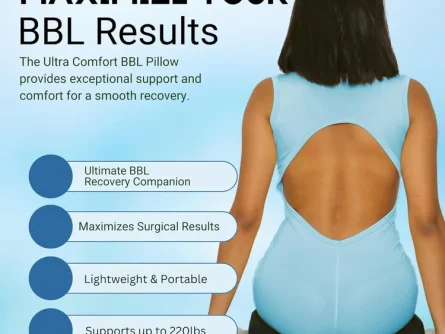 BBL Pillow with Back Support Cushion | Patented BBL Recovery Set - Image 3