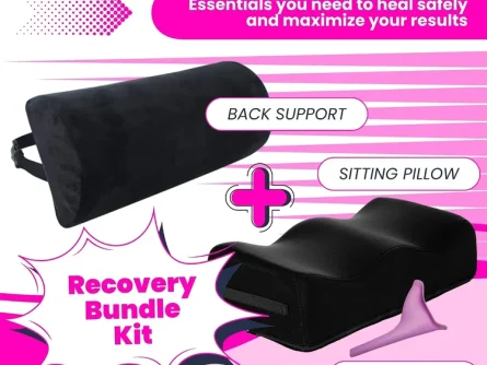 BBL Pillow After Surgery with Detachable Lumbar Back Support - Image 4